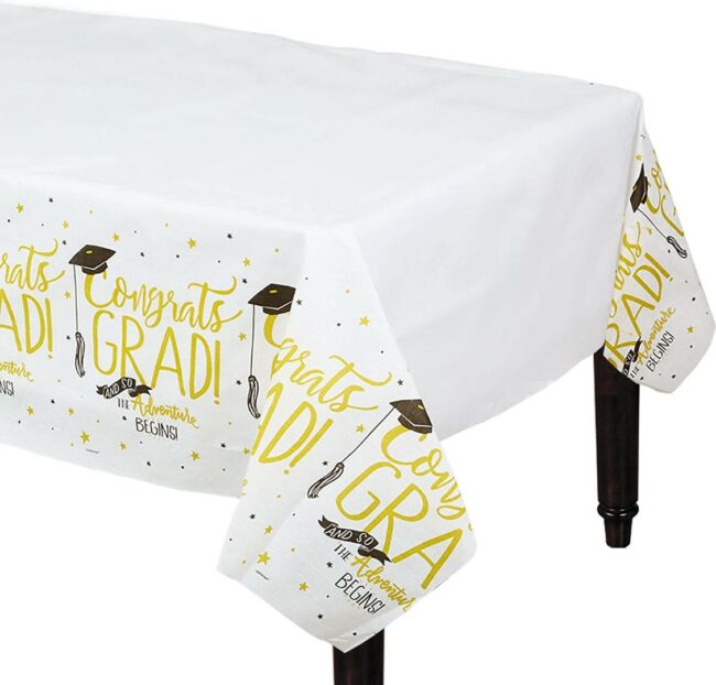 PLASTIC TABLECOVER THE ADVENTURE BEGINS 137X259CM - Image 2