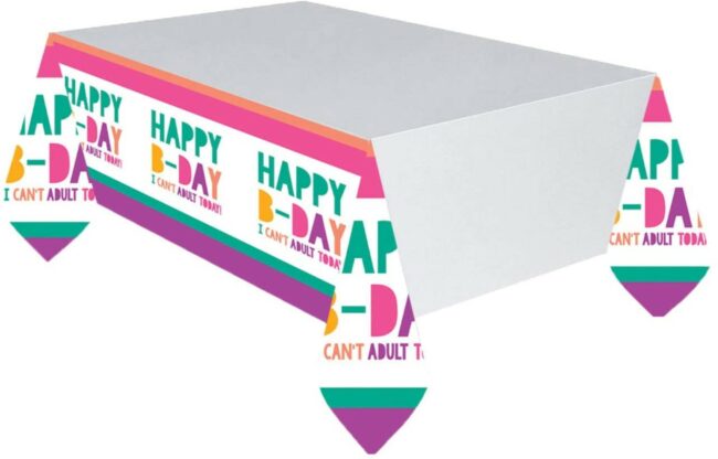 TABLE COVER YOUNG & FAB PLASTIC 137X243CM