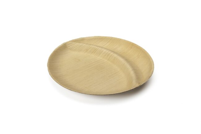 PALM PLATE ROUND 230X20MM 20PCS