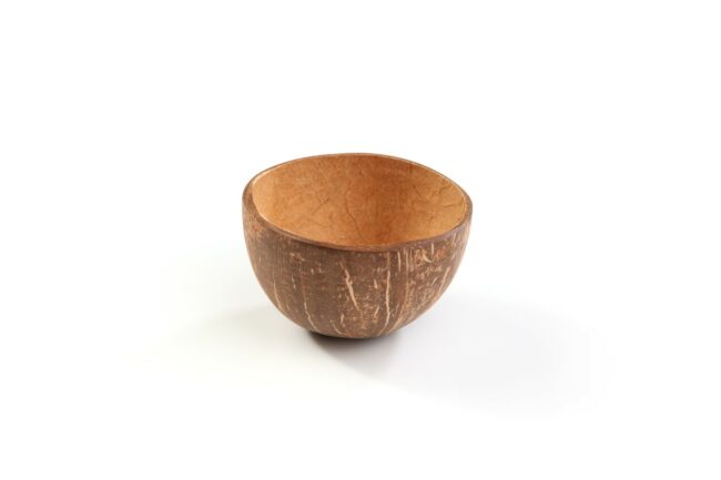 COCONUT BOWL ROUND 130x90MM 200ML 10PCS