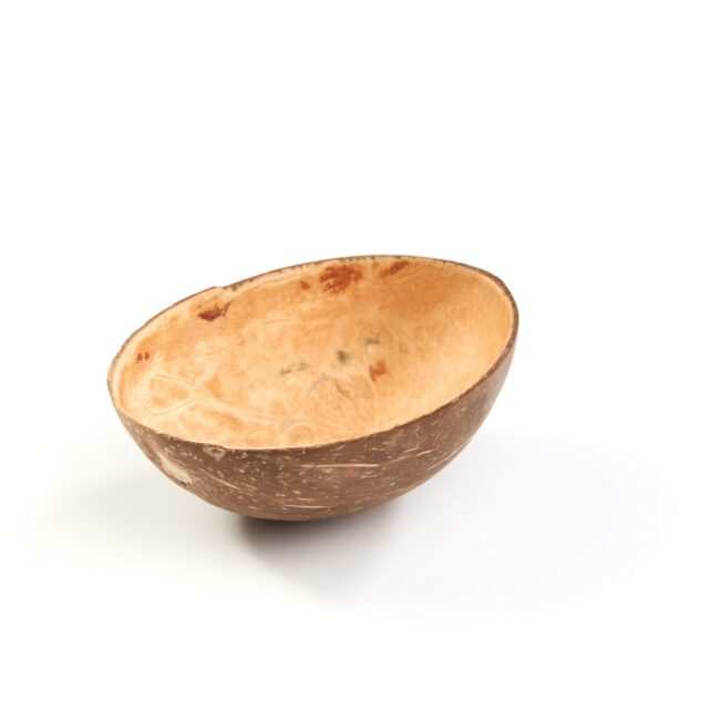 COCONUT BOWL OVAL 150x90MM 150ML 10PCS