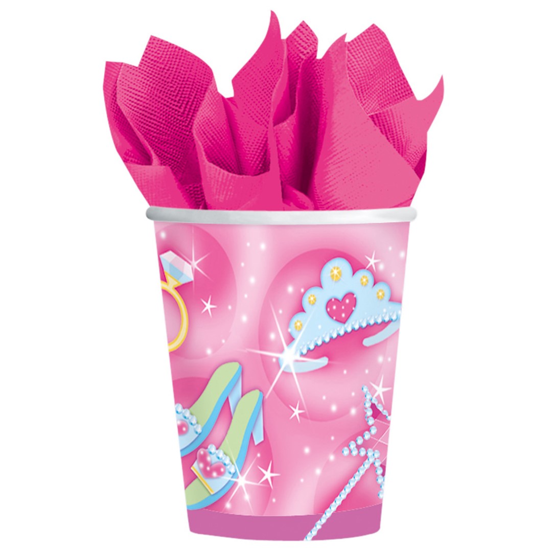 PRINCESS PAPER CUPS 266ML - 8PCS
