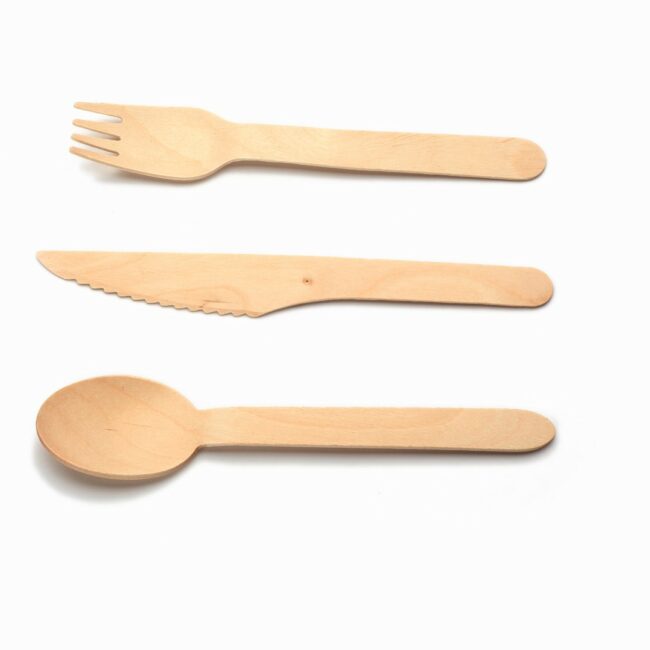 SPOON WOOD 160MM 100PCS