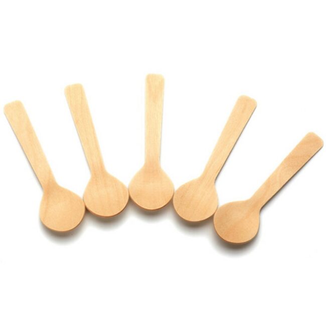 WOODEN SPOON 100mm -100PCS