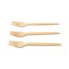 SNACK FORK BAMBOO 120MM - Image 2