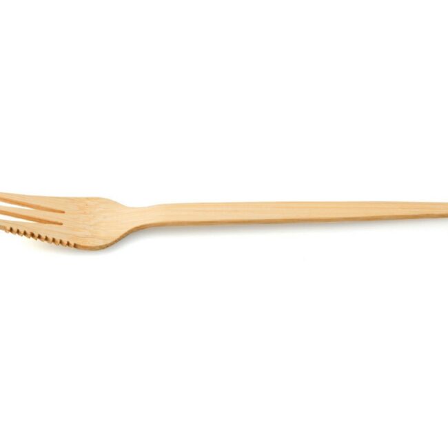 SNACK FORK BAMBOO 120MM