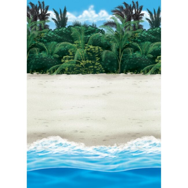 SCENE SETTER BEACH ROOM ROLL PLASTIC 1.2X12.1MT