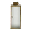 LANTERN BRASS WITH FROSTED GLASS LARGE