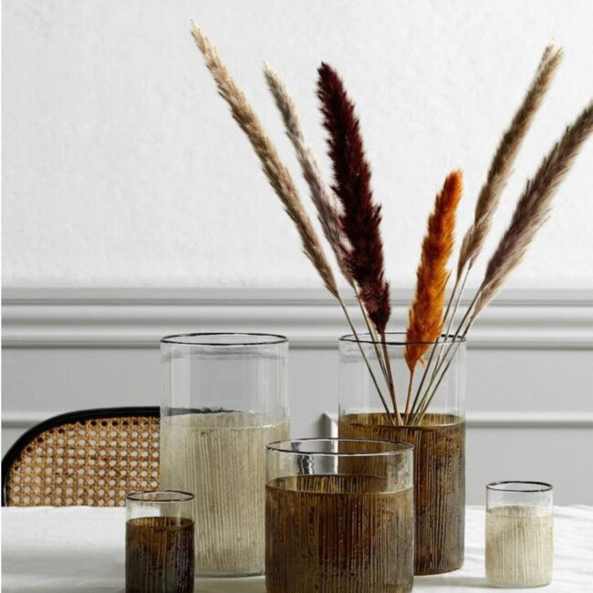 REED FLOWERS SMALL DARK RED/ORANGE - Image 3