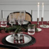 RILLY RED WINE GLASS SILVER RIM - Image 2