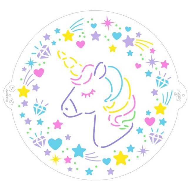 STENCIL UNICORN D25CM - Image 4