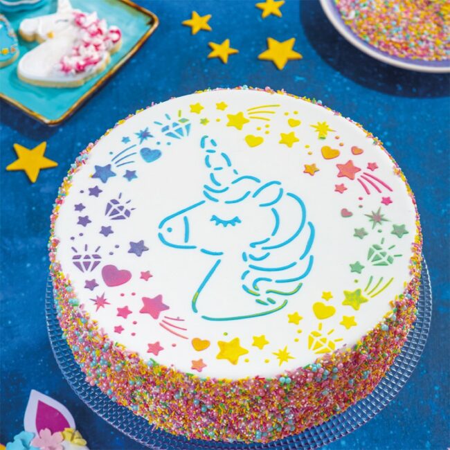 STENCIL UNICORN D25CM - Image 3