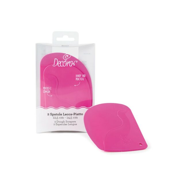 DOUGH SCRAPERS PLASTIC 12.5/14.5CM - 2PCS - Image 3