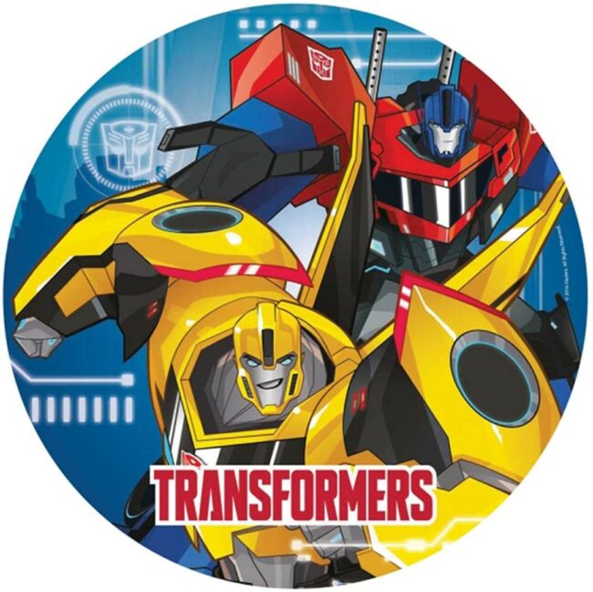 PLATES TRANSFORMERS 23CM - 8PCS