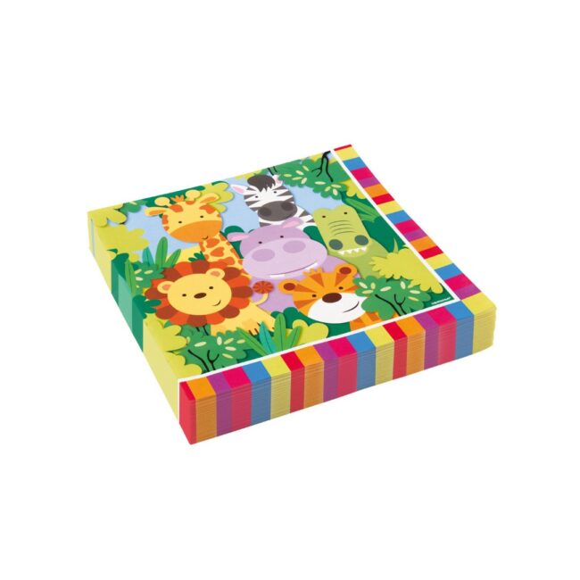 NAPKINS JUNGLE 33X33CM - 20PCS