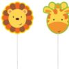 MINI FIGURINE CANDLES JUNGLE ANIMALS - 4PCS - Image 2
