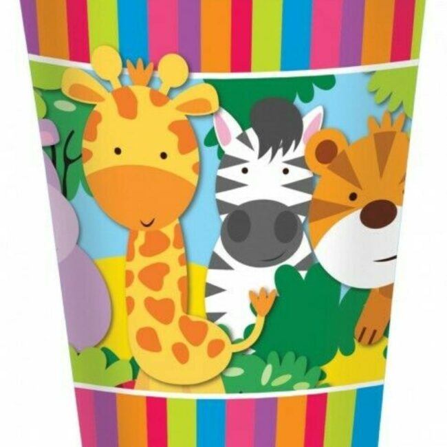 FAVOR CUP JUNGLE ANIMALS 455ML