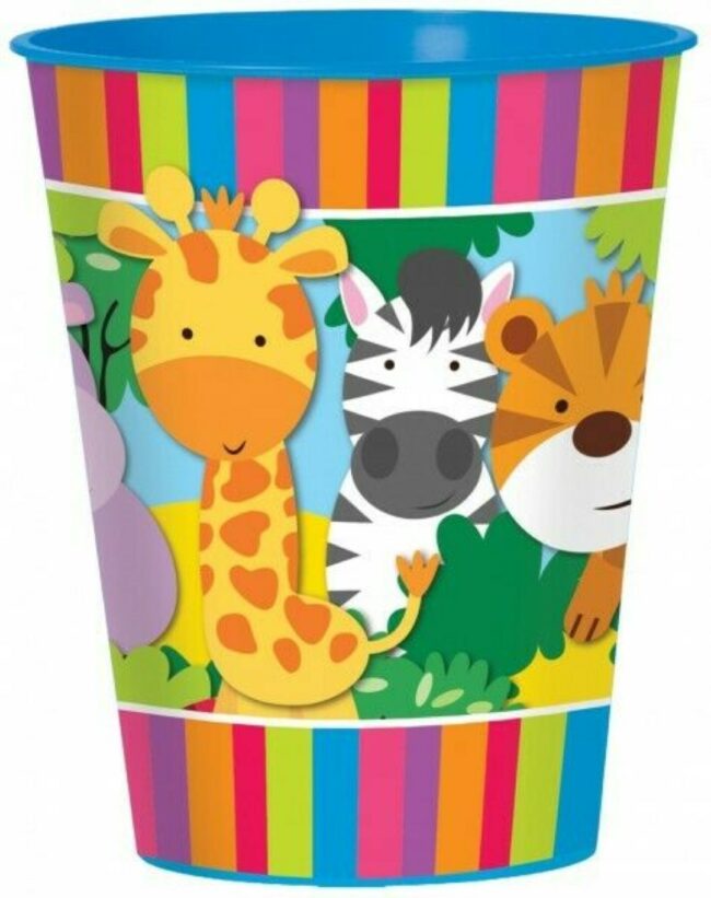 FAVOR CUP JUNGLE ANIMALS 455ML