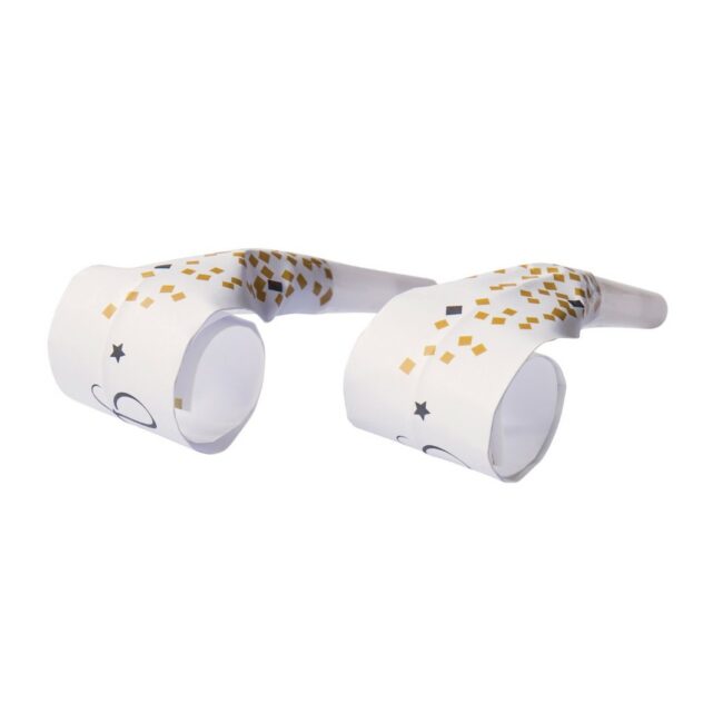 BLOWOUTS GOLDEN WISHES PLASTIC/PAPER 30CM 4PCS