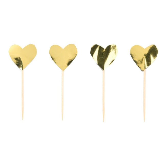 HEART PICKS EVERYDAY LOVE 6.5CM 24PCS