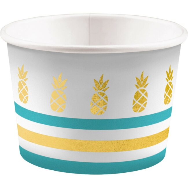 ICE BOWLS PINEAPPLE VIBES PAPER 270 ML 8PCS