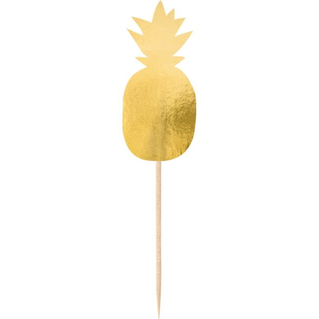 PARTY PICKS PINEAPPLE VIBES 8CM - 20PCS