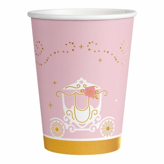 CUPS PRINCESS FOR A DAY PAPER 250ML 8PCS