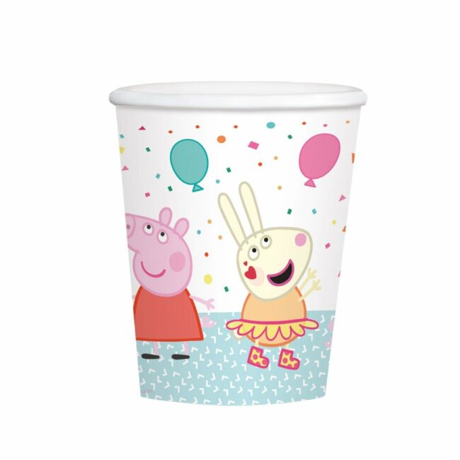 CUPS PEPPA PIG 250ML 8PCS