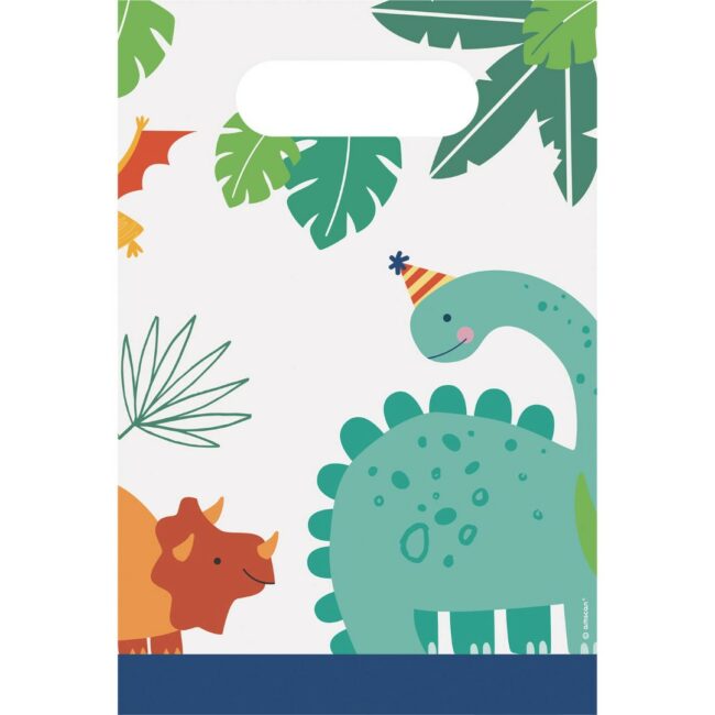 PAPER BAGS DINO-MITE - 8PCS