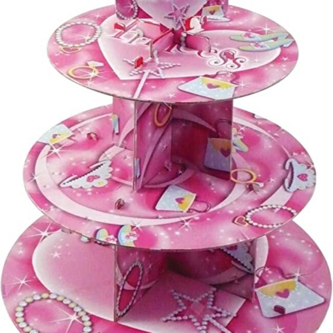 PRINCESS CUPCAKE STAND 30X30CM
