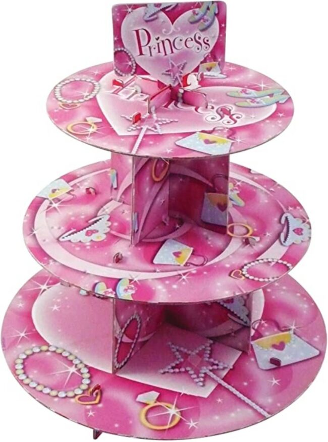 PRINCESS CUPCAKE STAND 30X30CM