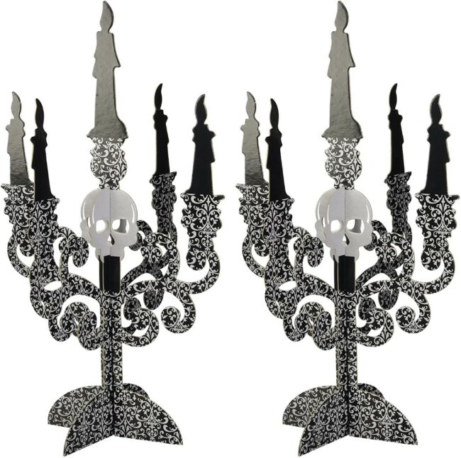 HALLOWEEN CENTERPIECES CANDELABRA 2PCS