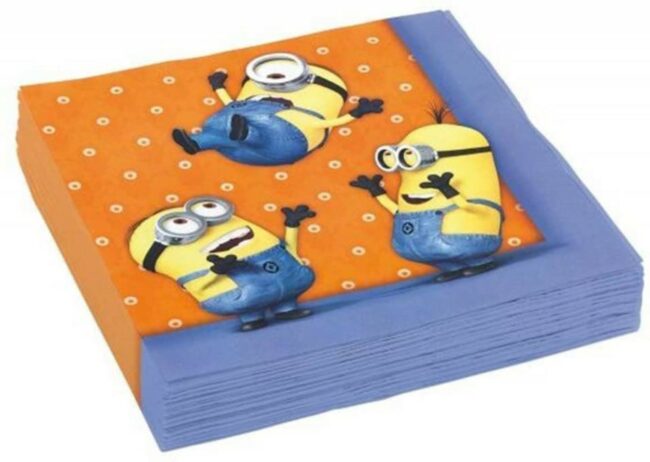 NAPKINS MINION - 20PCS