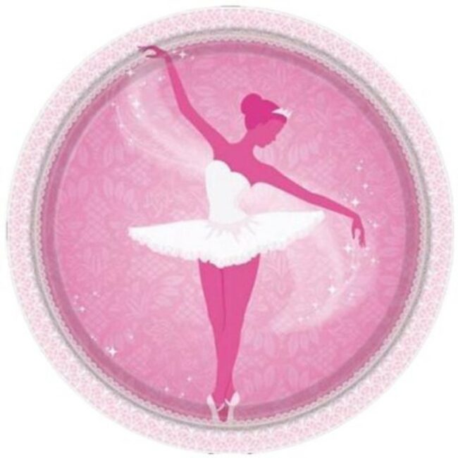 PLATES BALLET 18CM - 8PCS