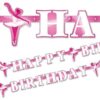 BANNER HAPPY BIRTHDAY BALLET 180X15CM
