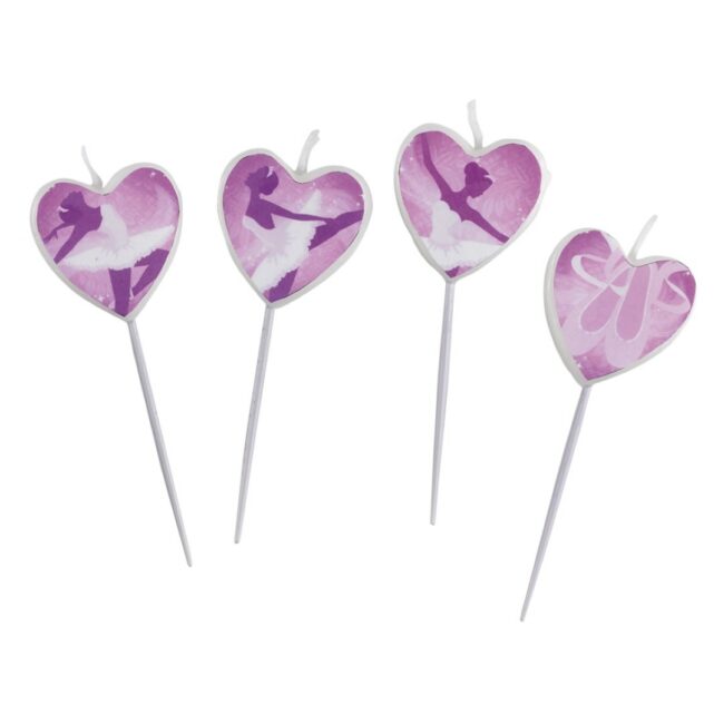 MINI FIGURIN CANDLES BALLET 4PCS