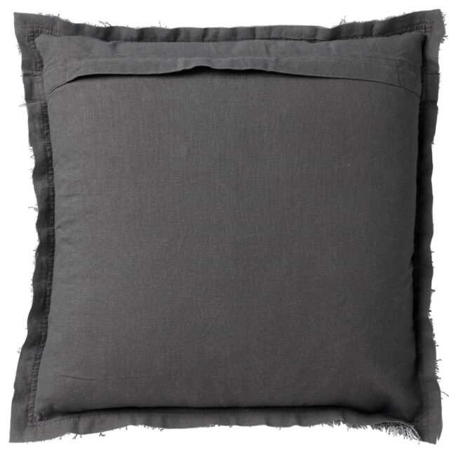 CUSHION COVER BURTO DARK GRAY 60X60CM - Image 3