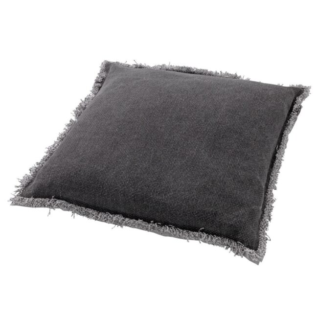 CUSHION COVER BURTO DARK GRAY 60X60CM - Image 2