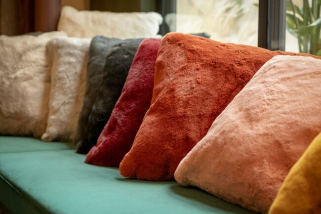 CUSHION COVER ZAYA DARK GRAY 45X45CM - Image 4