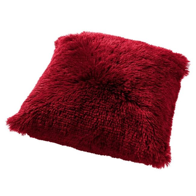 CUSHION COVER FLUFFY MERLOT 45X45CM - Image 2