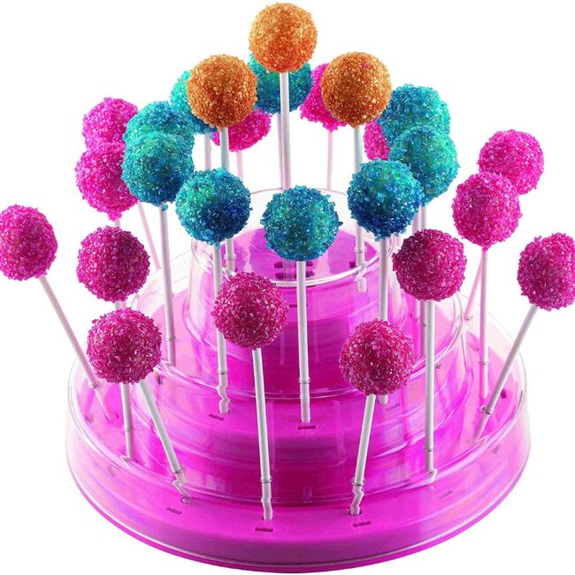 POPS STAND THREE DECK DISPLAY FUCHSIA