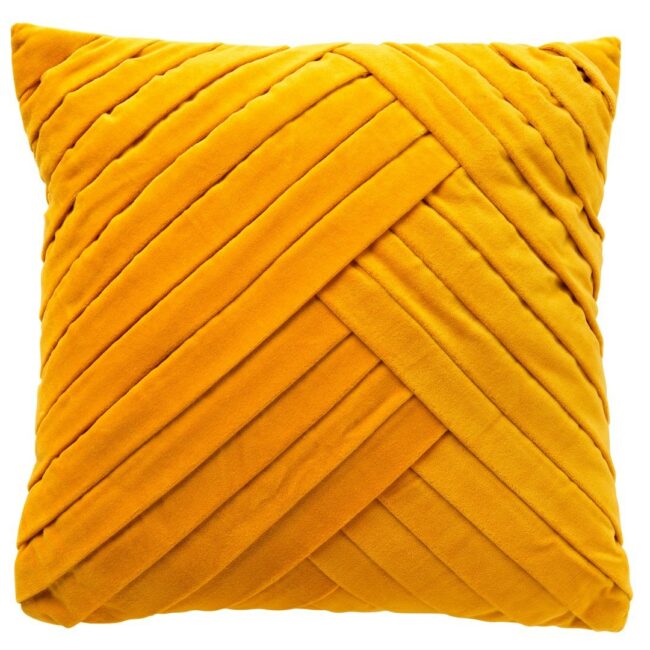 CUSHION COVER GIDI GOLDEN GLOW MUSTARD 45X45CM
