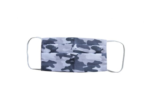 ADULTS MILITARY GREY FACE MASK - 1 PIECE