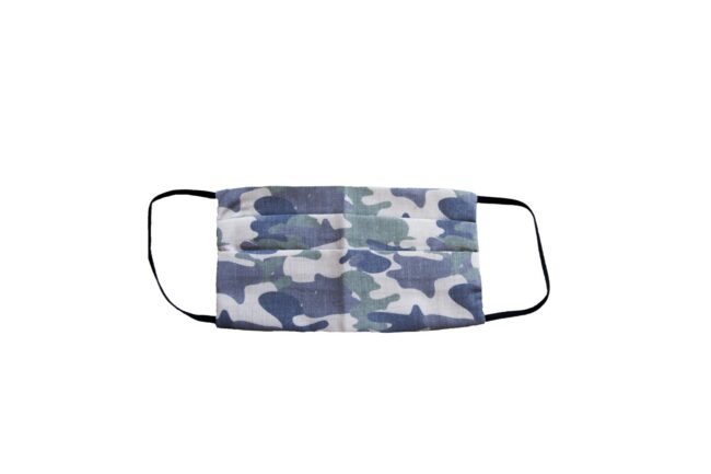 ADULTS MILITARY GREEN FACE MASK - 1 PIECE