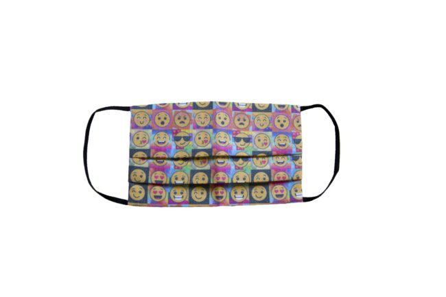 ADULTS SMILEY FACE MASK - 1 PIECE