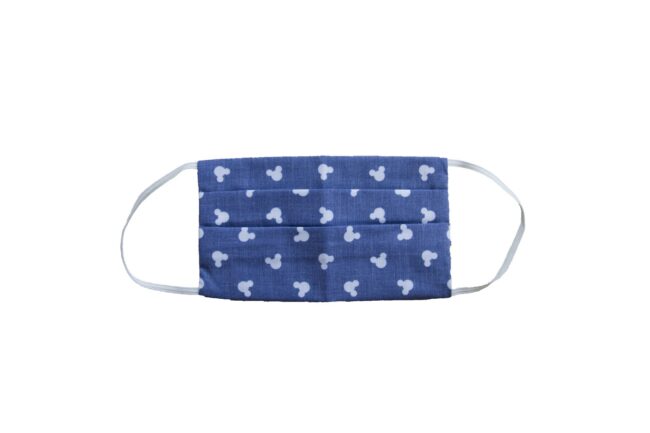 KIDS BLUE MOUSE FACE MASK-1 PIECE