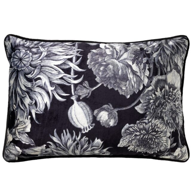 CUSHION COVER LAUREN RAVEN BLACK 40X60CM