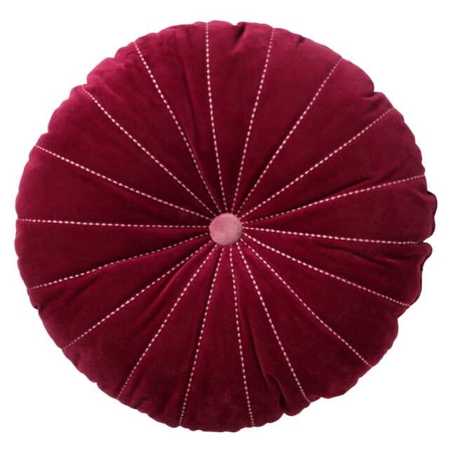 CUSHION COVER MAAN RED PLUM 50CM