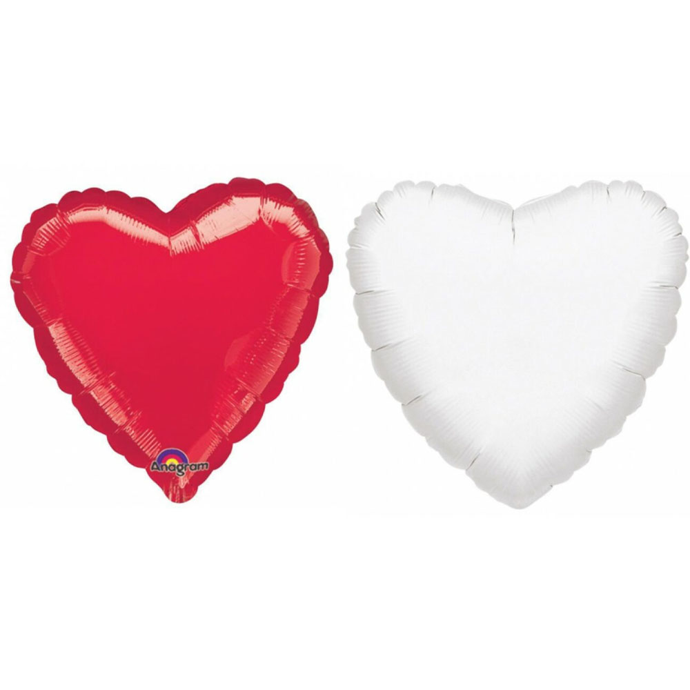 FOIL BALLOON STANDARD METALLIC HEART
