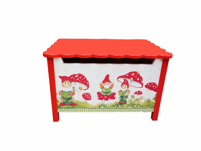 STORAGE BOX MUSHROOM 48X32X29,5CM